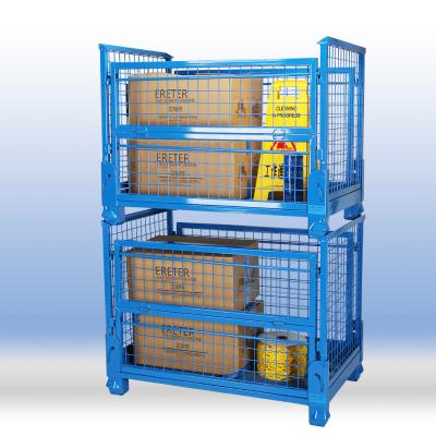 Collapsible mesh pallets