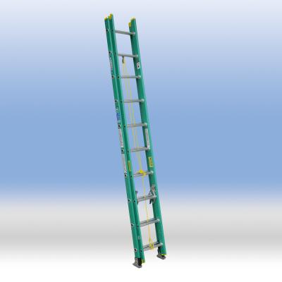 D-type two-section Extension Ladder with Treadle (commercial grade)